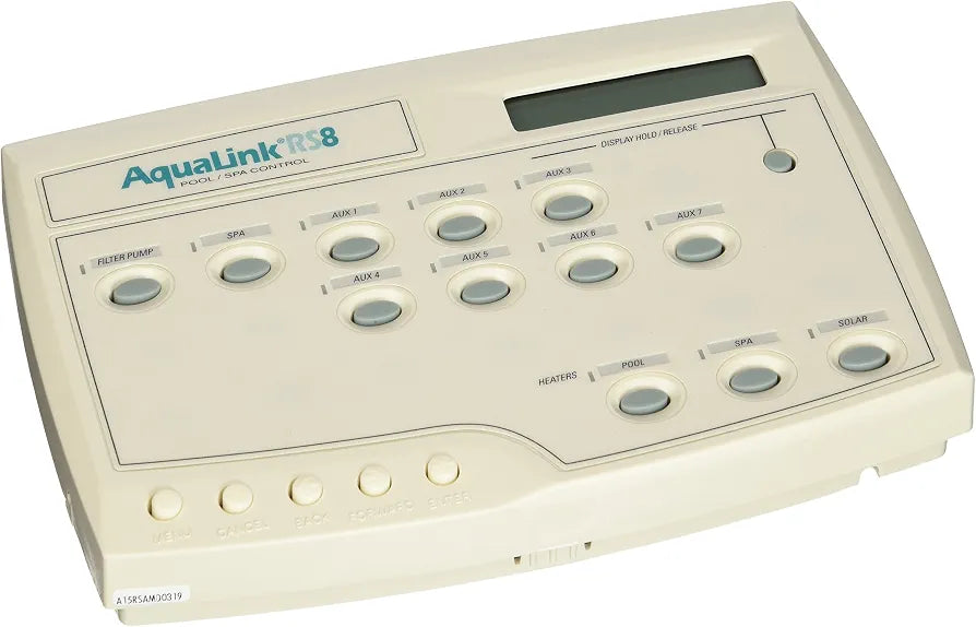 Zodiac AquaLink RS8 All Button Combo pool and spa indoor wired control panel by Fluidra