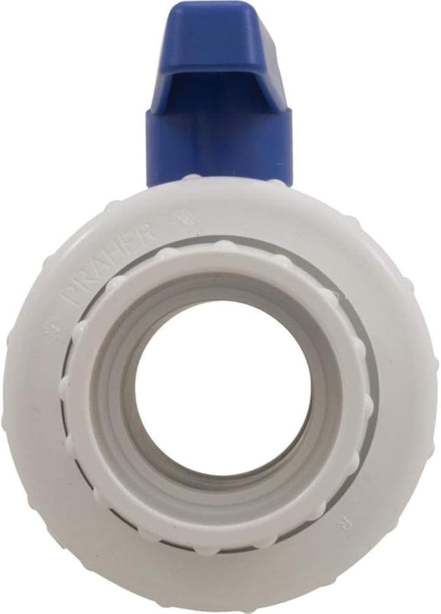 Praher 200-010 2" SKT PVC Single Union Ball Valve