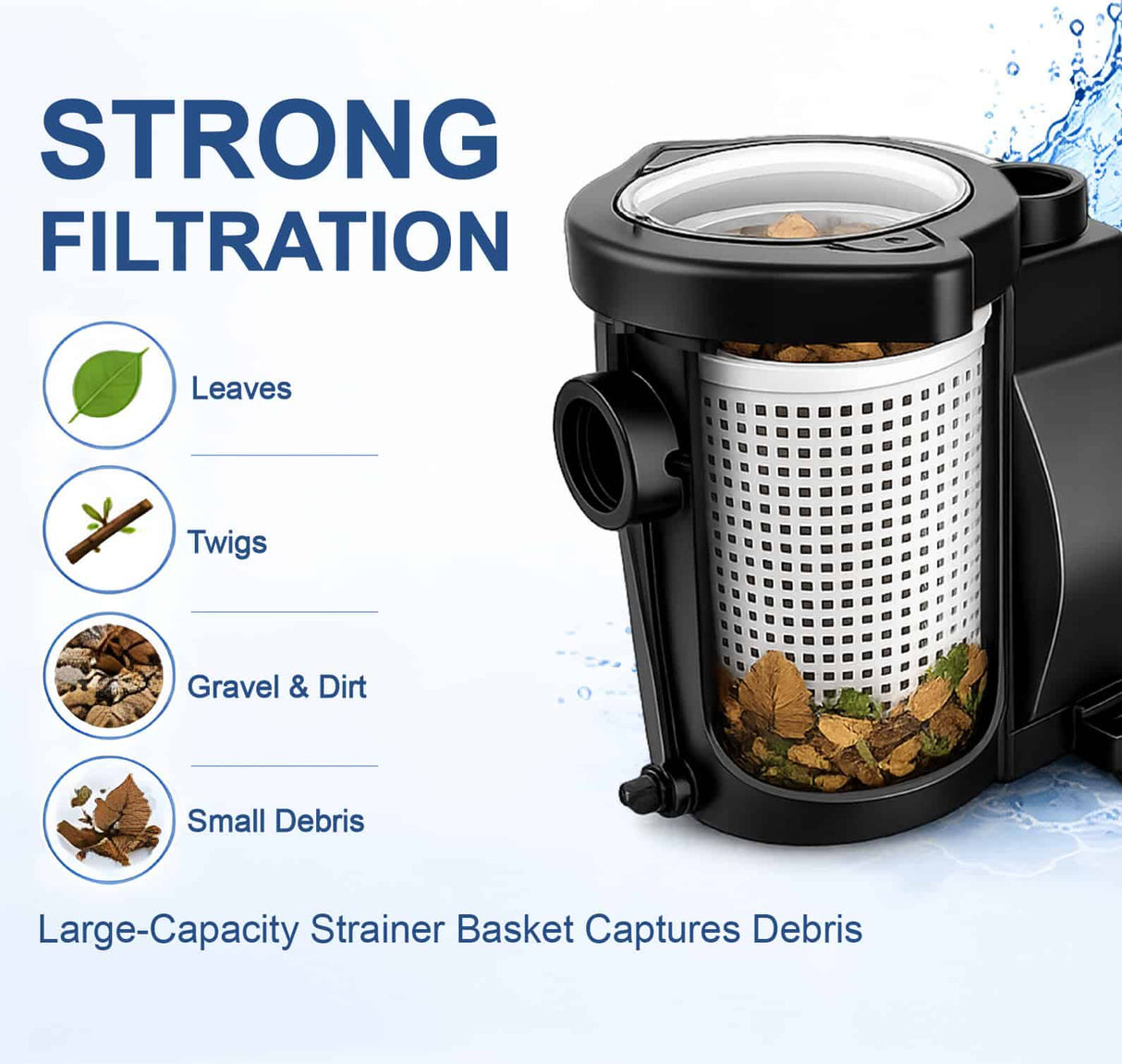AquaFlow 1 HP Inground Super Pump