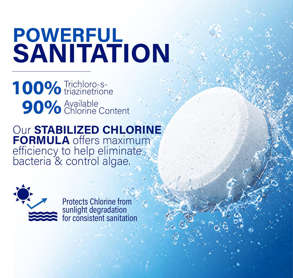 Aquashield Chlorine Pucks 3" x 6KG 3" Chlorine Pucks 6KG Sanitizing