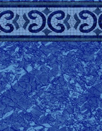 InGround Pool Liner - Oxford Blue Marble
