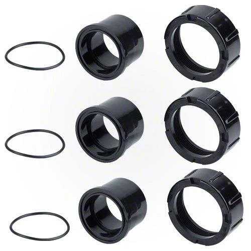 Jandy Union/Tailpiece Kit, 3-Port Cell, 2"-2.5" Universal Union