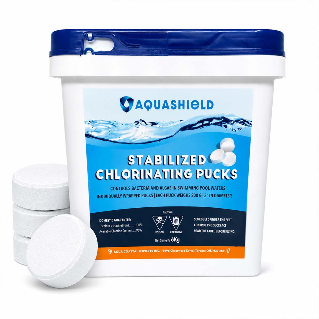 Aquashield Chlorine Pucks 3" x 6KG 3" Chlorine Pucks 6KG Sanitizing