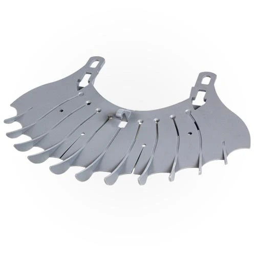 Zodiac Front Disc (Textured), Silver , T5