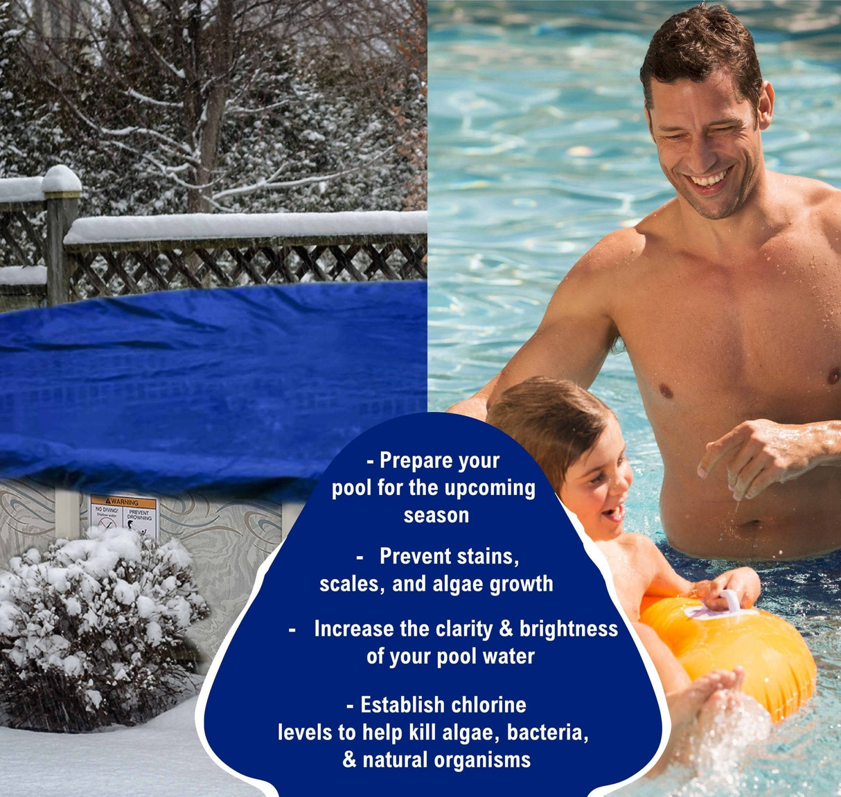 Aqua Coastal Spring Pool Opening Kit with essential tools for complete spring startup and pool care.