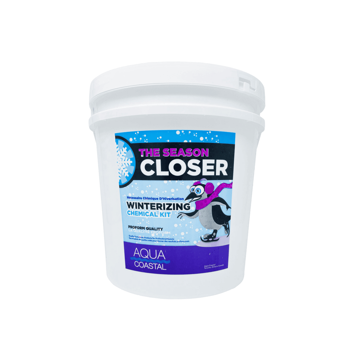 Aqua Coastal Ultimate Pool Closing Kit containing pool chemicals for winter pool closing and maintenance.