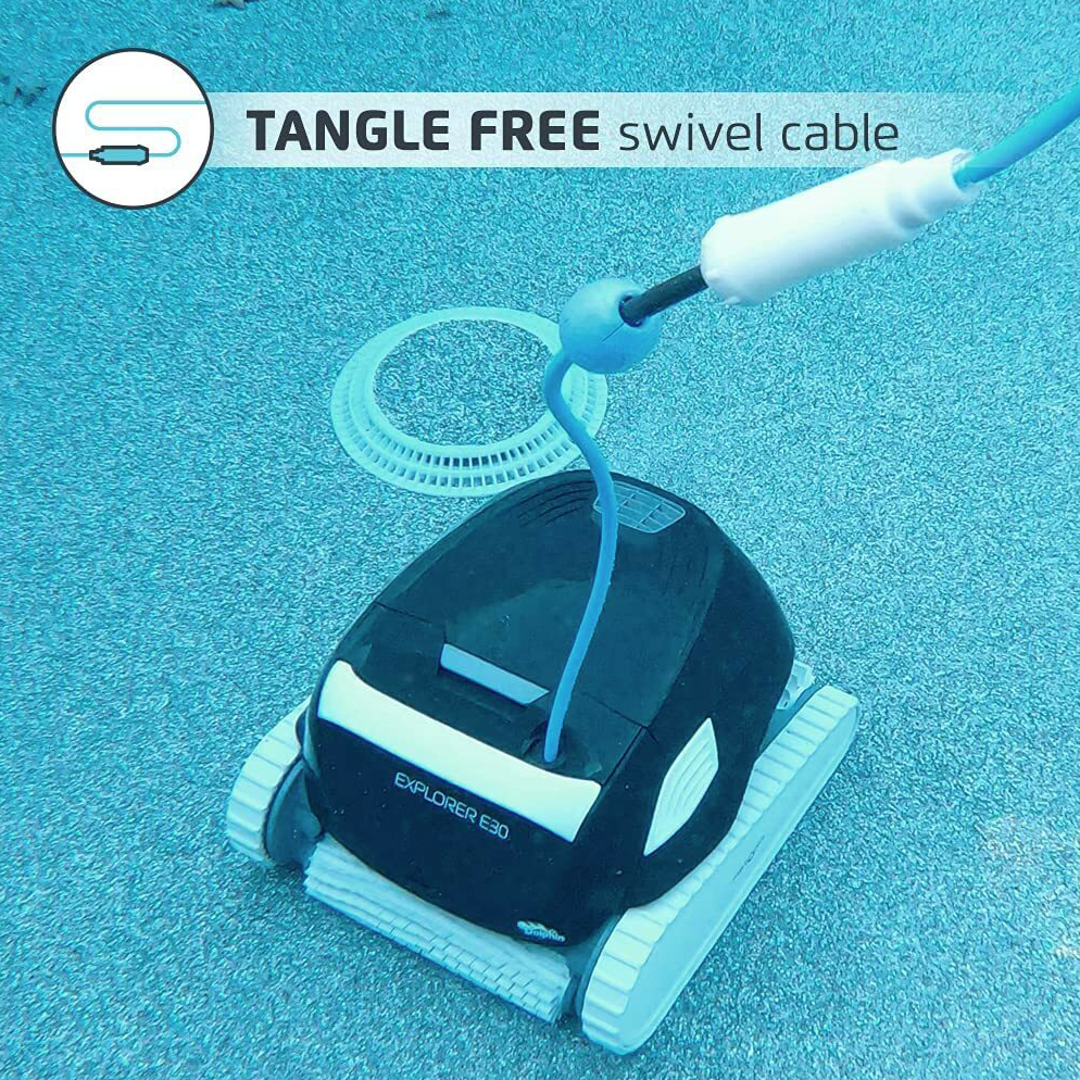 Maytronics Dolphin Explorer E30 Robotic Pool Cleaner with Wi-Fi