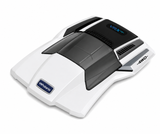 Polaris VRXiQ+ pool equipment replacement cover in white and black, designed for Polaris pool cleaner model R0866100.
