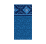 Aqua Coastal 12' Round Cayman beaded above ground pool liner with 52-inch wall, 20 gauge thickness, and detailed bead design.