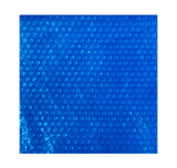 Blue 12x24-foot rectangle solar pool cover from Aqua Coastal, premium blue solar blanket for pool heating and protection.