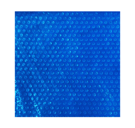 Aqua Coastal 16' x 32' blue solar pool cover blanket for efficient heat retention and protection.