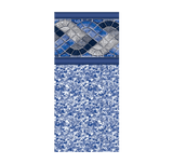 Aqua Coastal 18' round Panama above ground pool liner with 52-inch wall, unibead design, for above ground swimming pools.
