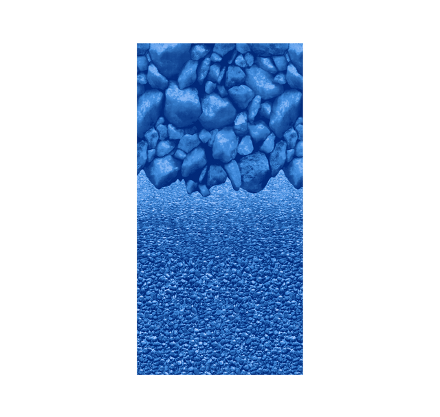 Aqua Coastal 21' round reef overlap above ground pool liner with 48-54 inch wall, made of durable material for pool lining.