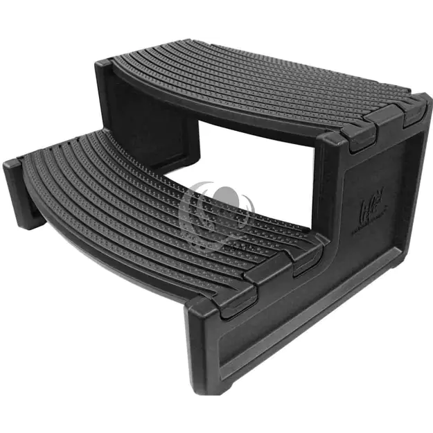 ProAqua Hot Tub 2 Step - Reversible Treads - Black