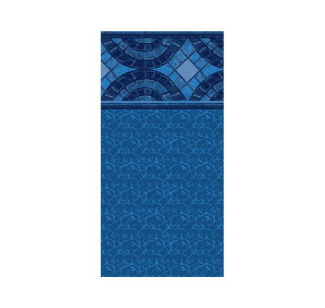 Aqua Coastal 27' Round Cayman Unibead Above Ground Pool Liner with 54-inch wall for above ground swimming pools.