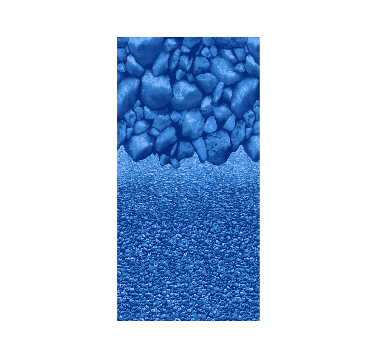 Aqua Coastal 27' Round Reef Unibead Above Ground Pool Liner with 52-inch wall, 20 gauge durable material for above ground pools.