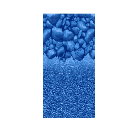 Aqua Coastal 27' Round Reef Unibead Above Ground Pool Liner with 52-inch wall height and 20 gauge thickness.