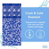 Aqua Coastal 30' round Aruba above ground pool liner with 52-inch wall, unibead design, made of durable 20 gauge material.