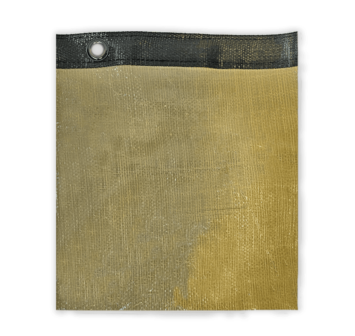 Aqua Coastal 30x50 premium tan rectangular winter pool cover for in-ground pools, made of durable material.