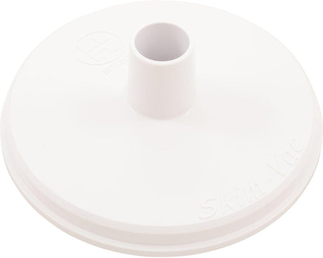Hayward SP1106 large skim vac plate with straight adaptor for in-ground Dyna-Skim pool skimmer, used for pool cleaning.