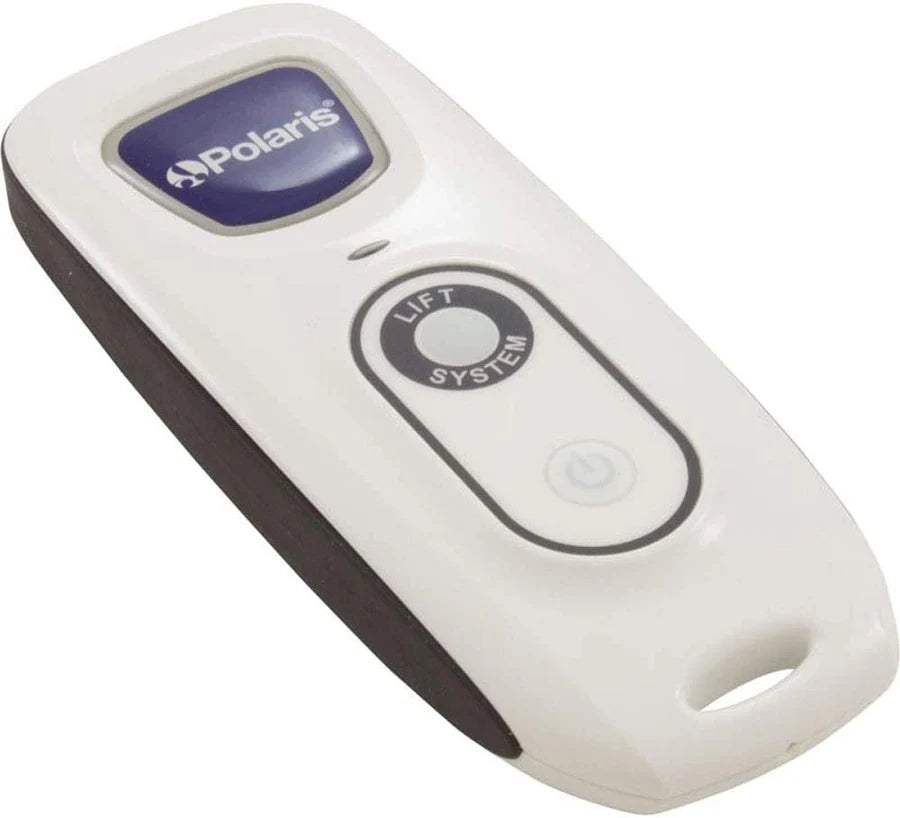 Polaris R0589000 remote control for Polaris 9550 Sport and P955 robotic pool cleaner, shown in black with buttons.