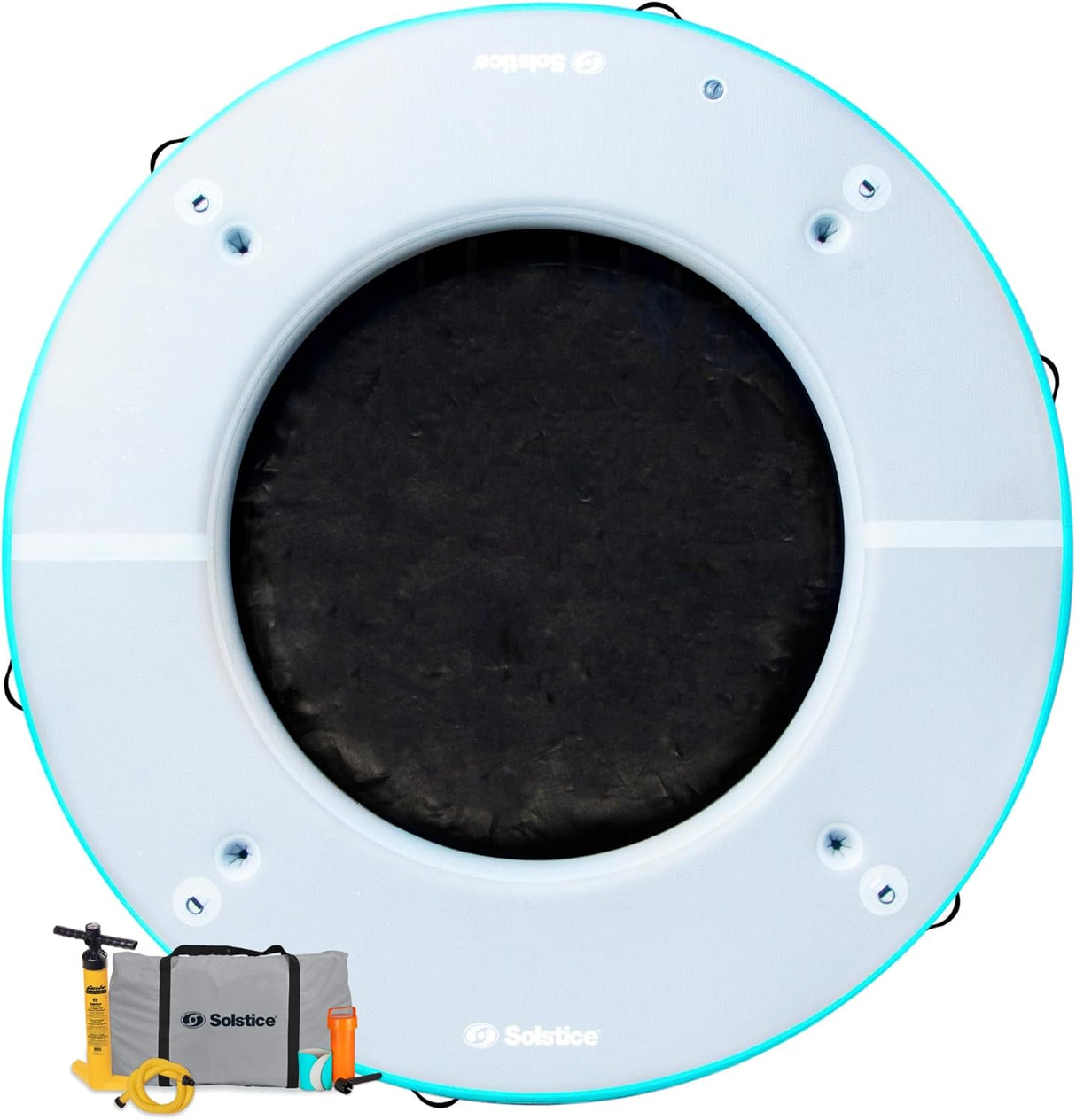 Solstice Watersports Inflatable 10' Round Recreation Float With Mesh Center