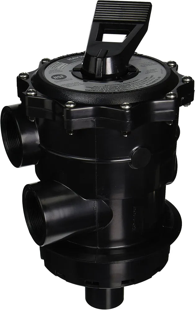 Hayward SP071621 Pro Series Vari-Flo Top-Mount Control Valve, Black, 2-Inch-FIP