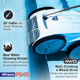 Polaris P945 pool cleaning robot with features
