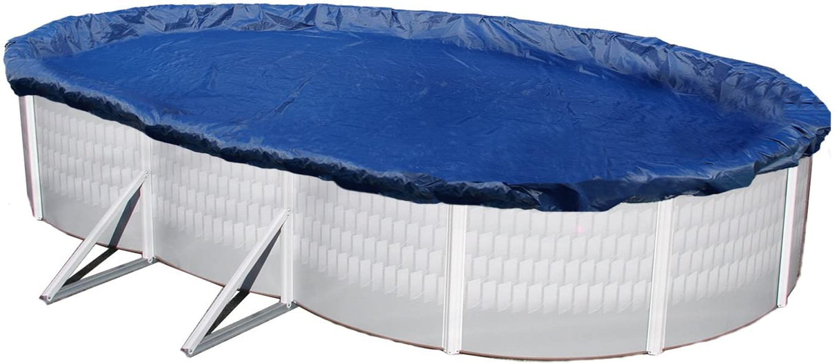 12' x 25' Aboveground Oval Standard Winter Cover