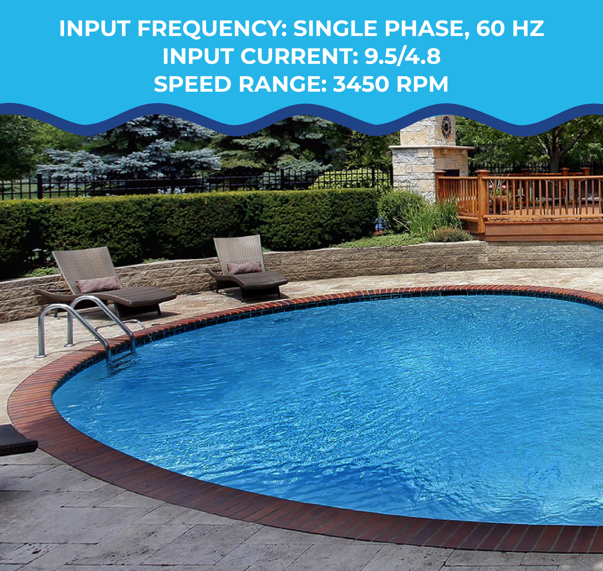 Aqua Coastal AquaFlow 1 HP inground pool super pump with sturdy build and digital controls, designed for powerful water circulation