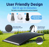 AquaCurve PRO Solar Pool Heater for Above-Ground Pools