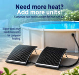 AquaCurve PRO Solar Pool Heater for Above-Ground Pools