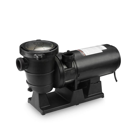 Aqua Coastal AquaFlow 1 HP above ground pool pump with durable design and sturdy pump housing for efficient water circulation.