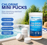Mini Pucks Chlorine Tablets for Small Pools and Spa Floats