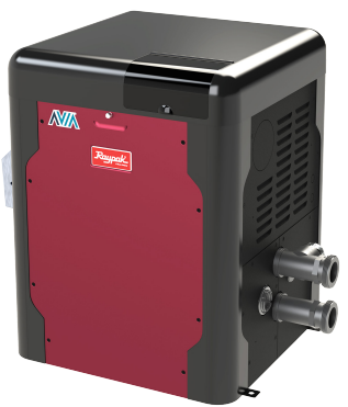 Raypak Avia Pool and Spa Heater | 404A Natural Gas Low NOx w/ NiTek Heat Exchanger