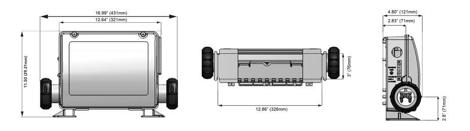 Balboa BP7 with Keypad TP500 (4kw Heater)