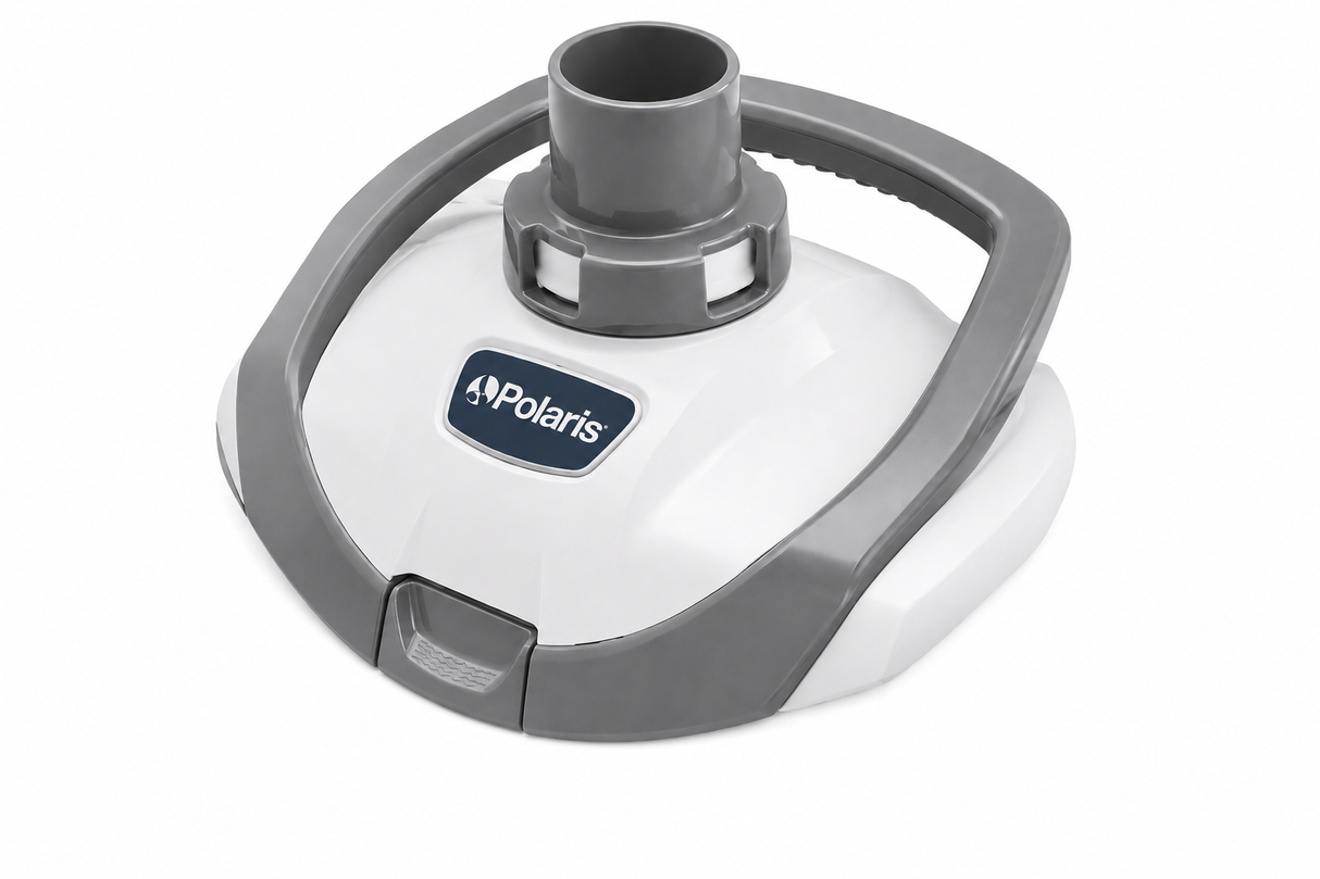 Polaris Maxx OEM pool cleaner top cover assembly with swivel, replacement part R0914800, shown on a white background.