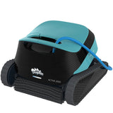 Maytronics Dolphin Active 2000 cleaner for pools, showing the robotic pool cleaner with sleek design and cleaning brushes.