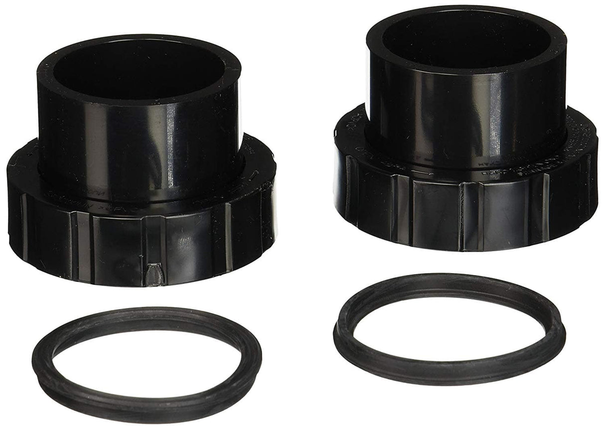 Hayward Super II 1.5" and 2" union kit for RSX750PAK1C pool pump, replacement parts with fittings and connectors.