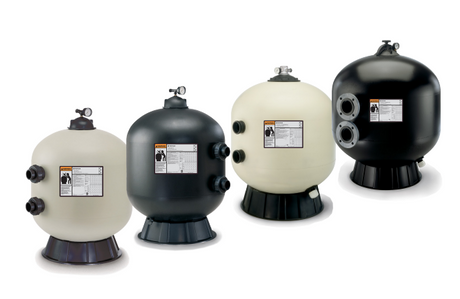 Pentair 30" Triton II Heavy-Duty Fiberglass Side Mount Sand Filter TR100HD Black | 140335