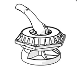 Jandy Top Rotor Assembly (1.5" MPV) SFTM22-1.5 | R0744700