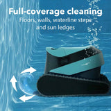 Maytronics Active 2000 cleaner for pool cleaning, showing the sleek design and cleaning head in action.