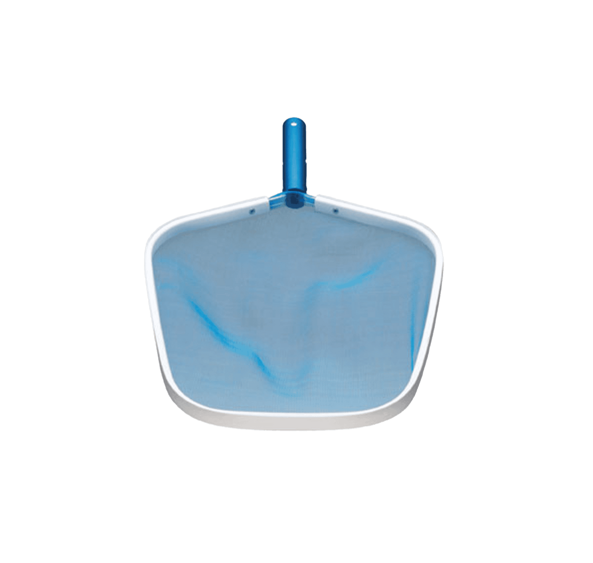 Aqua Coastal aluminum leaf skimmer for pool surface debris removal, lightweight pool accessory with a mesh net and aluminum frame.