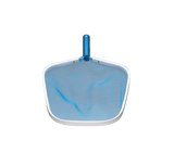 Aqua Coastal aluminum leaf skimmer for pool surface debris removal, lightweight pool accessory with a mesh net and aluminum frame.