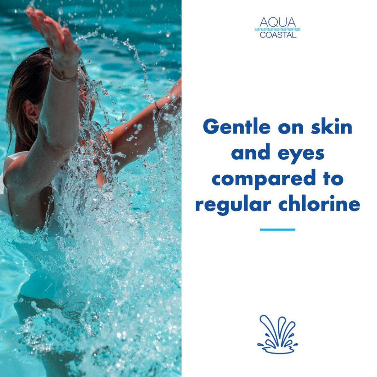 Aqua Coastal ProSalt salt chlorine generator with 40,000-gallon cell for pool sanitization, installed in a backyard pool setting.