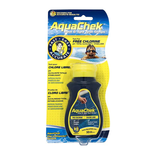 AquaChek Chlorine Test Strips 4 in 1