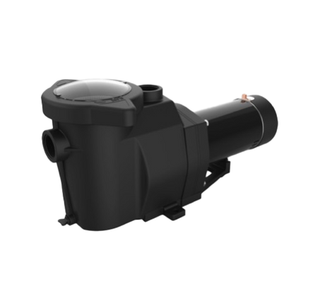 Aqua Coastal AquaFlow 1 HP inground pool pump with sleek design and digital control panel for efficient water circulation.