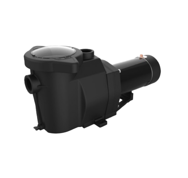 Aqua Coastal AquaFlow 1 HP inground pool pump with sleek design and digital control panel for efficient water circulation.
