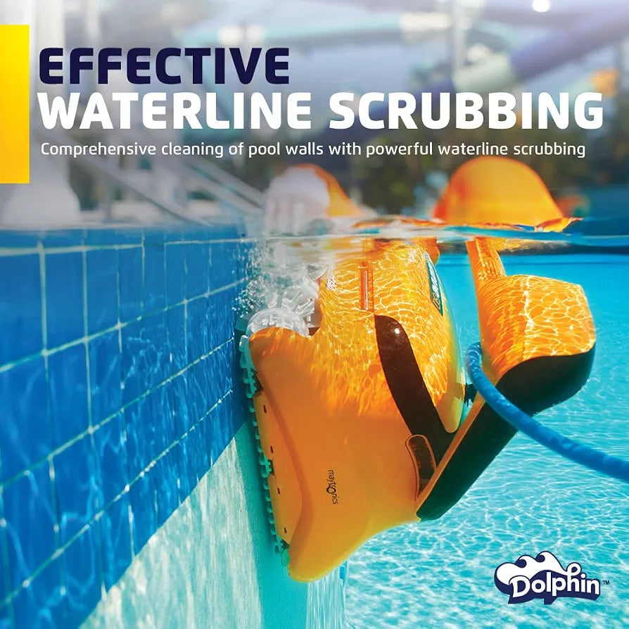 DOLPHIN Wave 60 Commercial Robotic Pool Cleaner with Caddy, Engineered for Extraordinary Pool Cleaning Performance, Ideal for Commercial Swimming Pools up to 50 Feet…