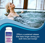 Aqua Coastal Bromine Granules for Spa, 700 grams, used for sanitizing and maintaining clean, safe spa water.